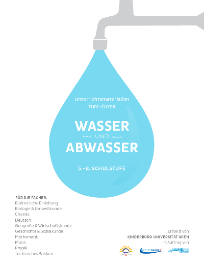 Cover "Unterrichtsmaterial zum Thema Wasser und Abwasser, . bis 8, Schulstufe"