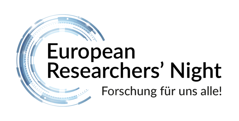 Logo: European Researchers´ Night. Forschung für uns alle!