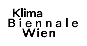Logo der Klima Biennale Wien in schwarz